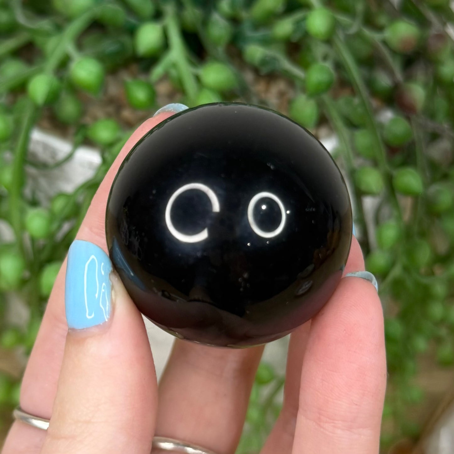 Black Obsidian Sphere (Y540) (Y541) (Y542) (Y539)