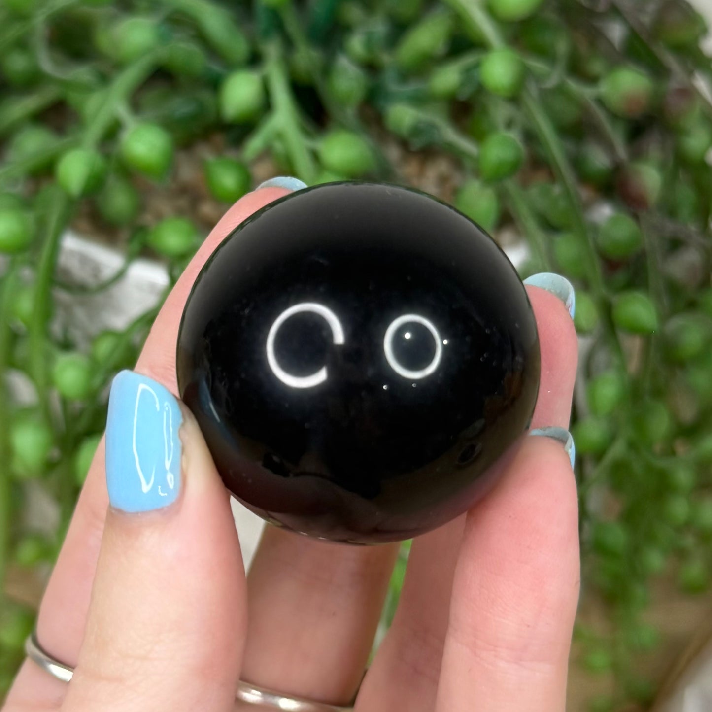 Black Obsidian Sphere (Y536) (Y535) (Y534) (Y537)