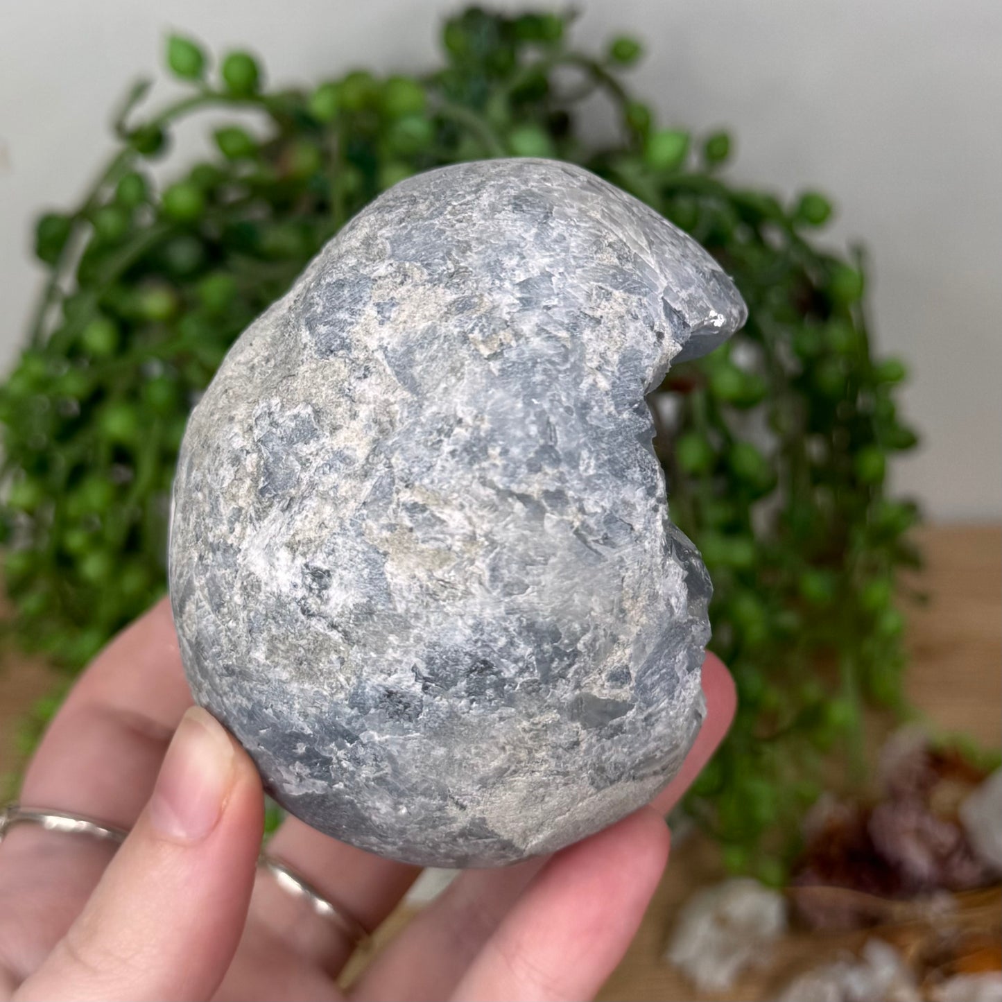 Blue Celestite Sphere (S847)