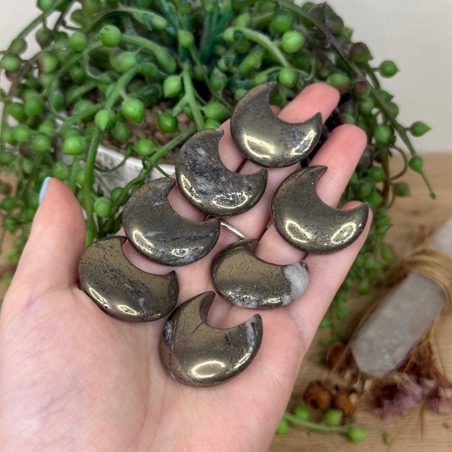 Pyrite Mini Moon