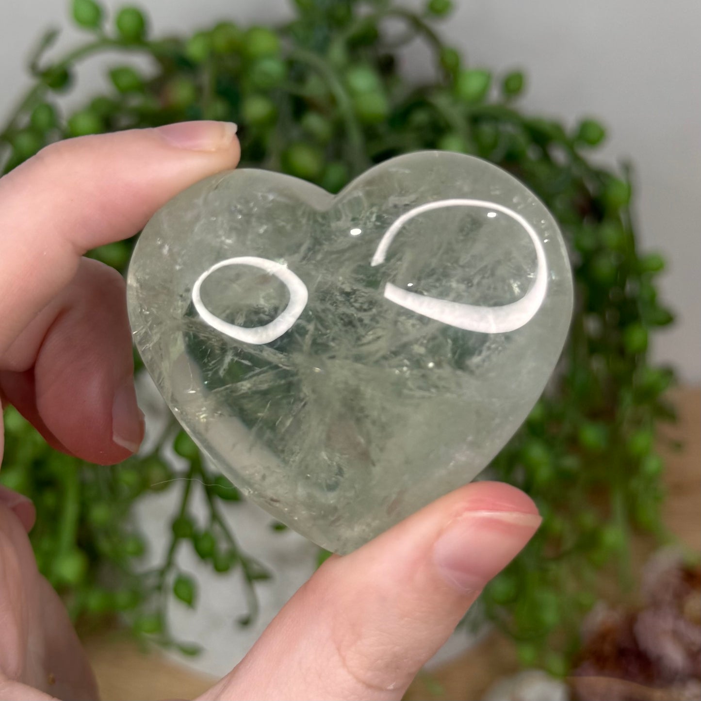 Green Quartz Heart (S861)