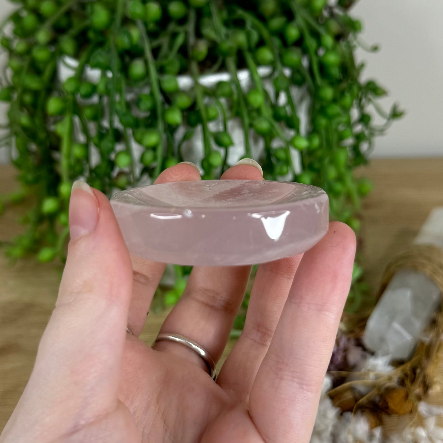 Rose Quartz Bowl (O647) (O651) (O644)