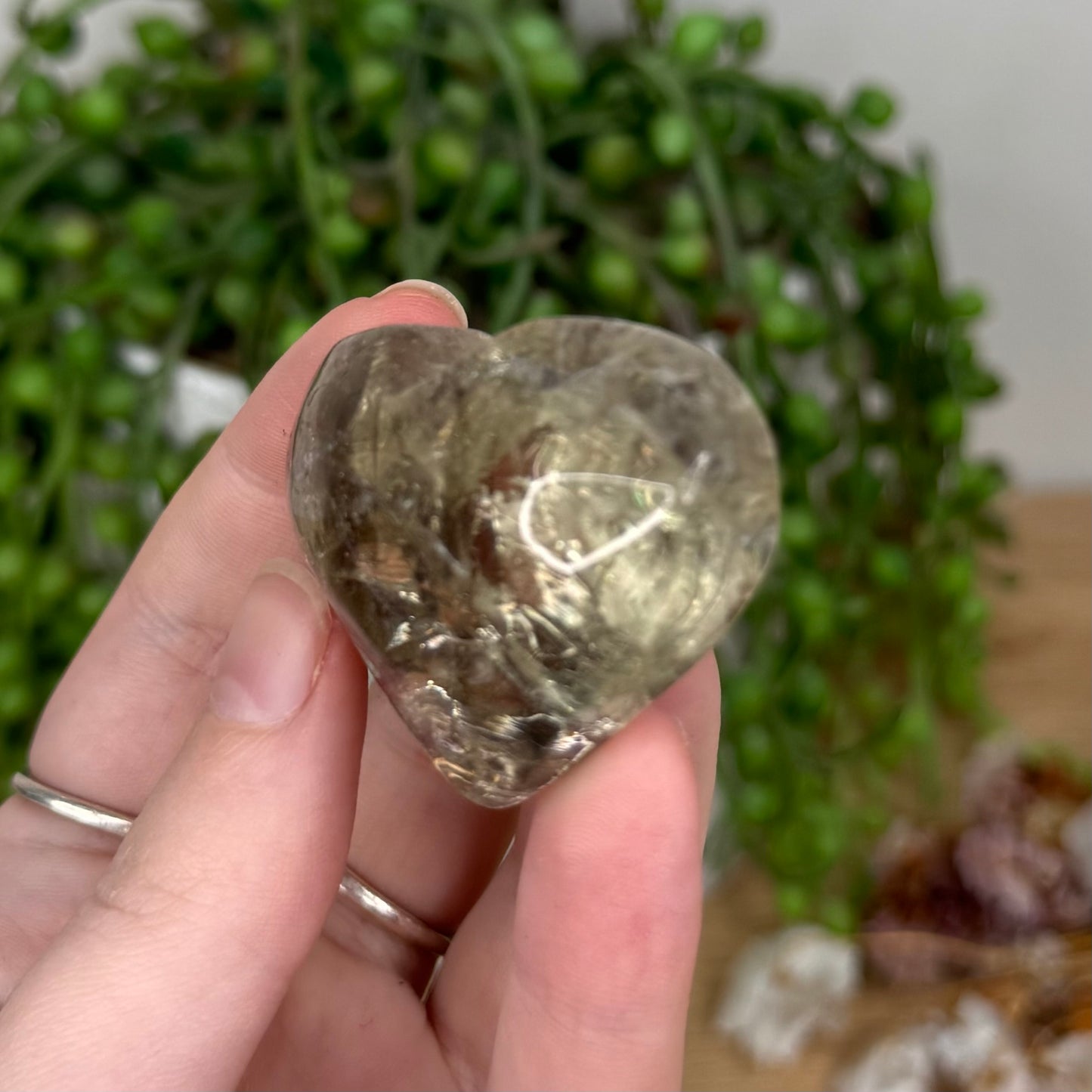 Smokey Citrine Heart (T35)