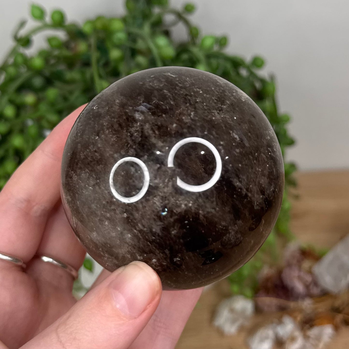 Smokey Quartz Sphere (S836)