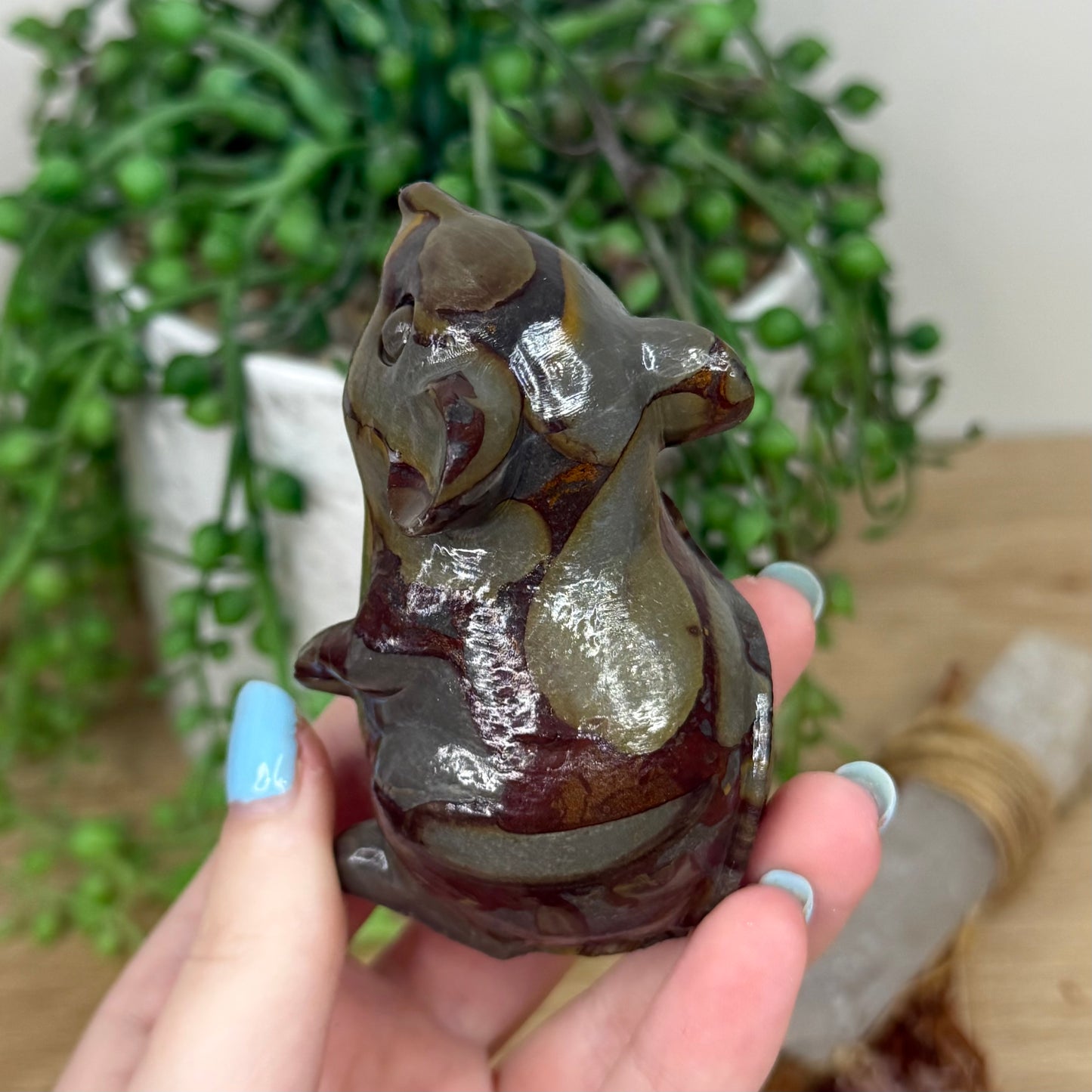 Polychrome Jasper Mouse (Z237)