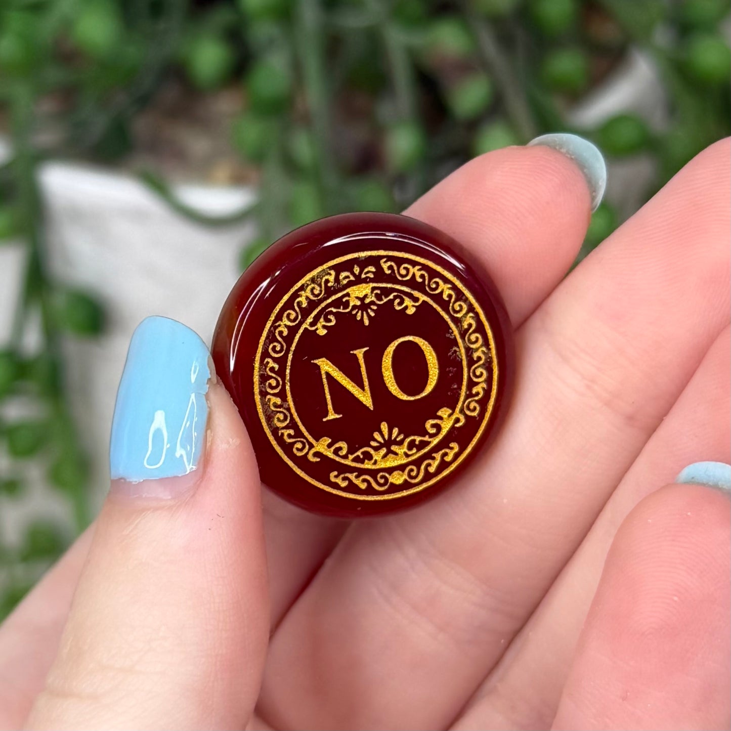 Carnelian Decision Coin