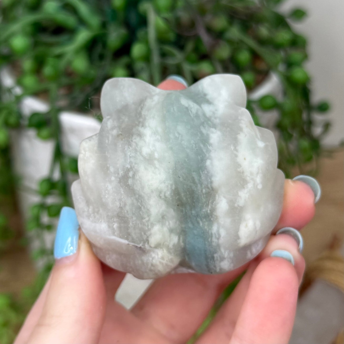 Sky Blue Opal Nine Tail Fox (Z177)