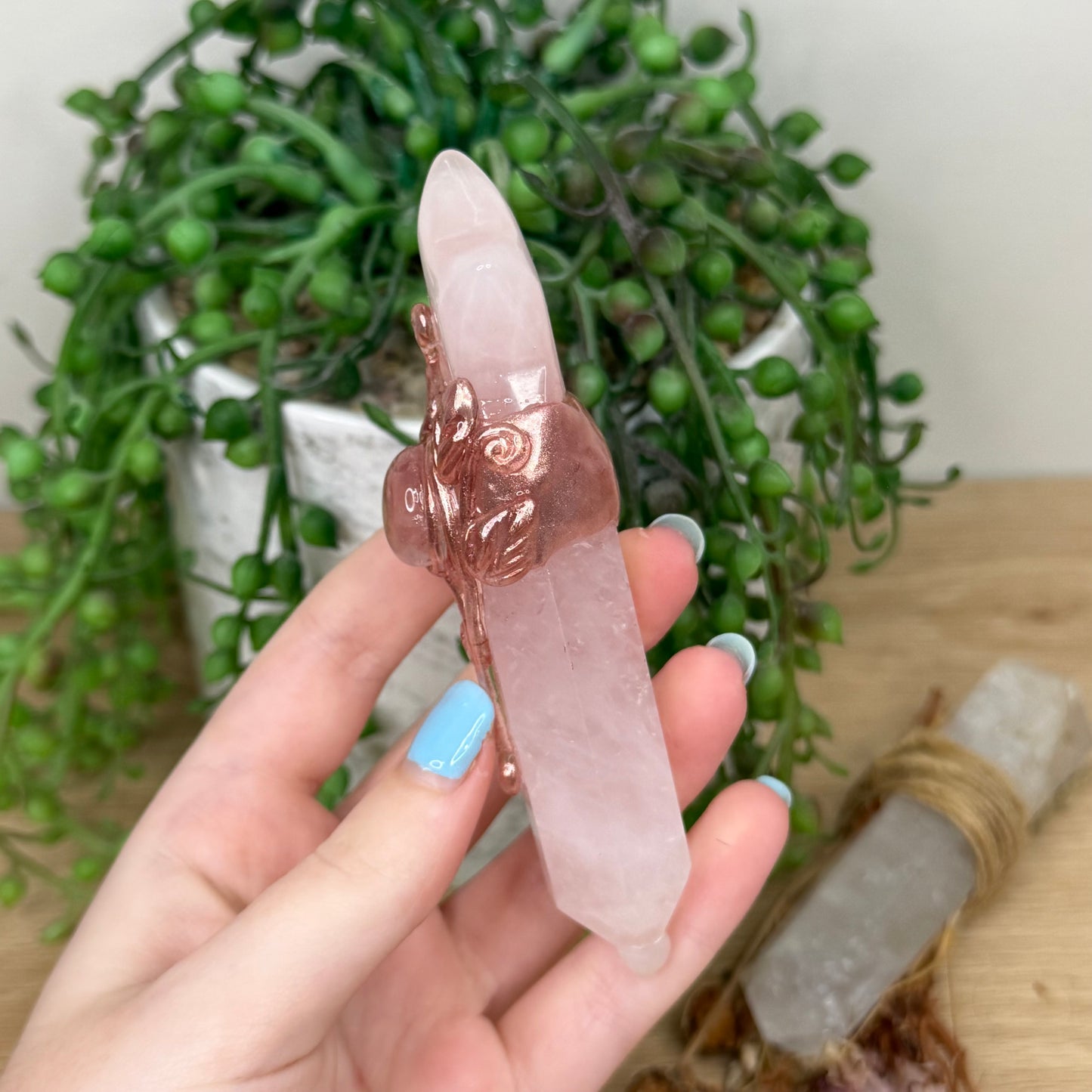 Rose Quartz Wand (Z175)