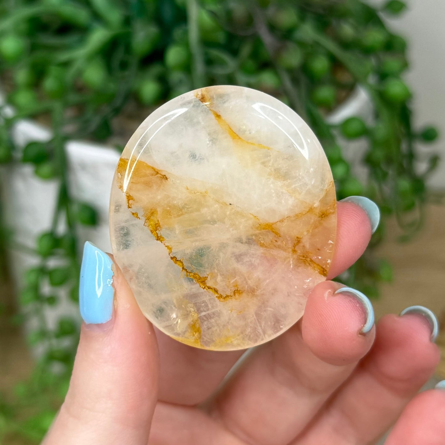 Golden Healer Flat Stone 1