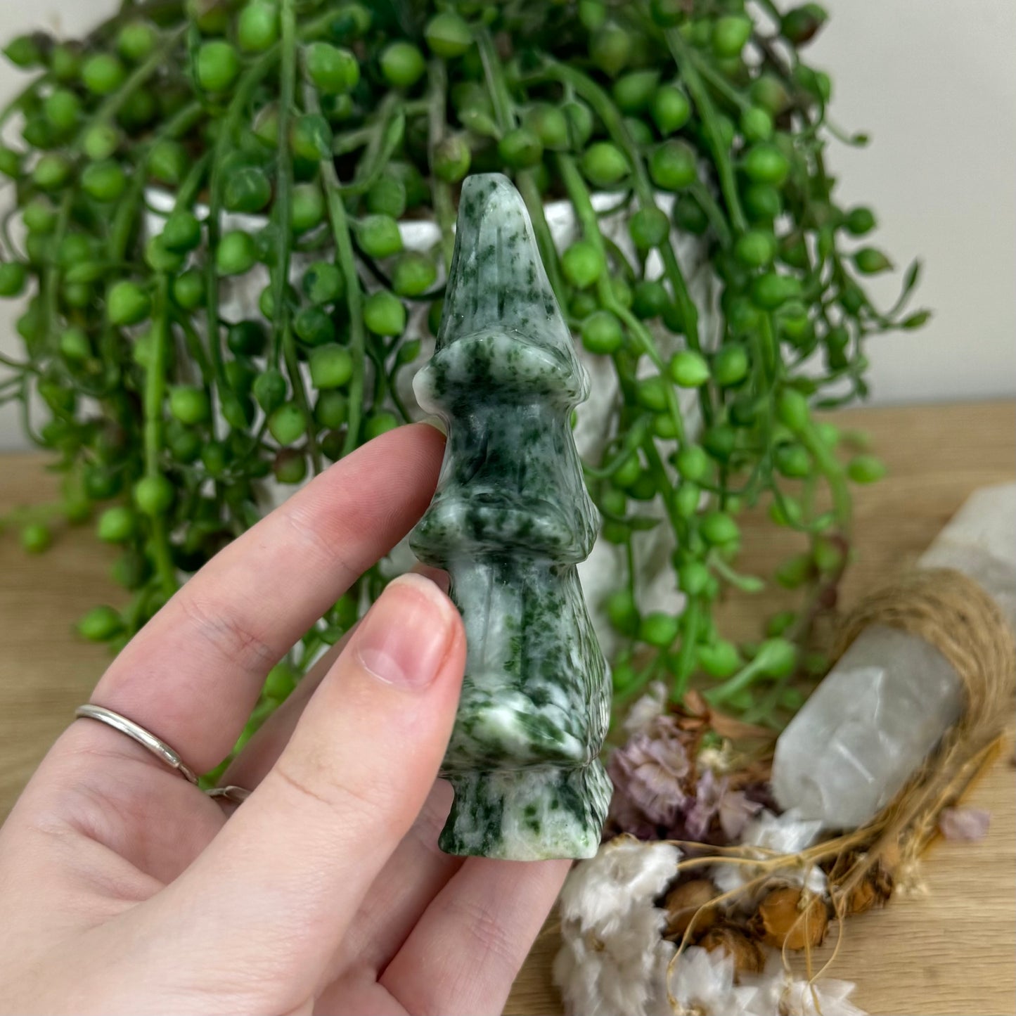 Green Spot Jasper Christmas Tree 4