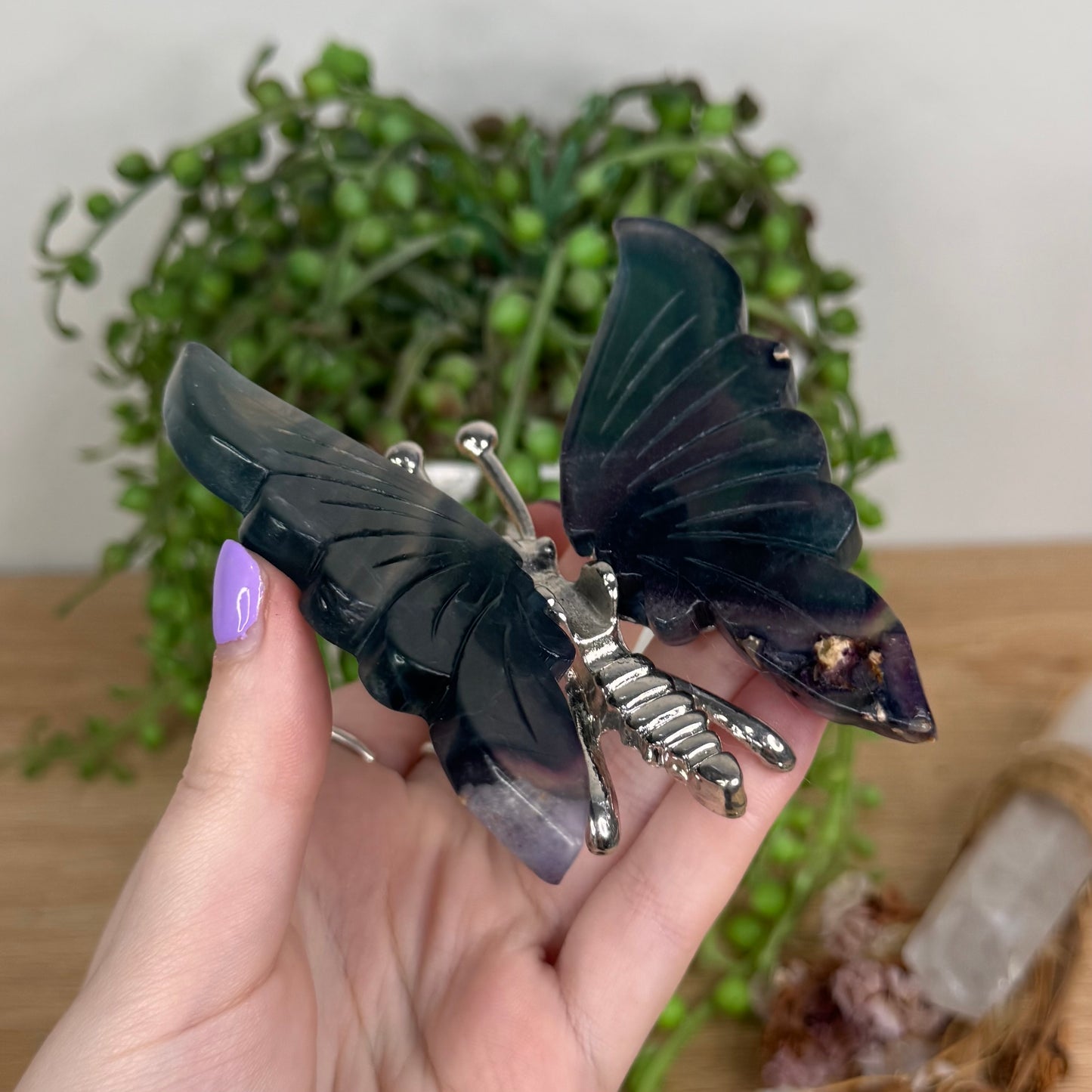 Blue Fluorite Butterfly (T281)