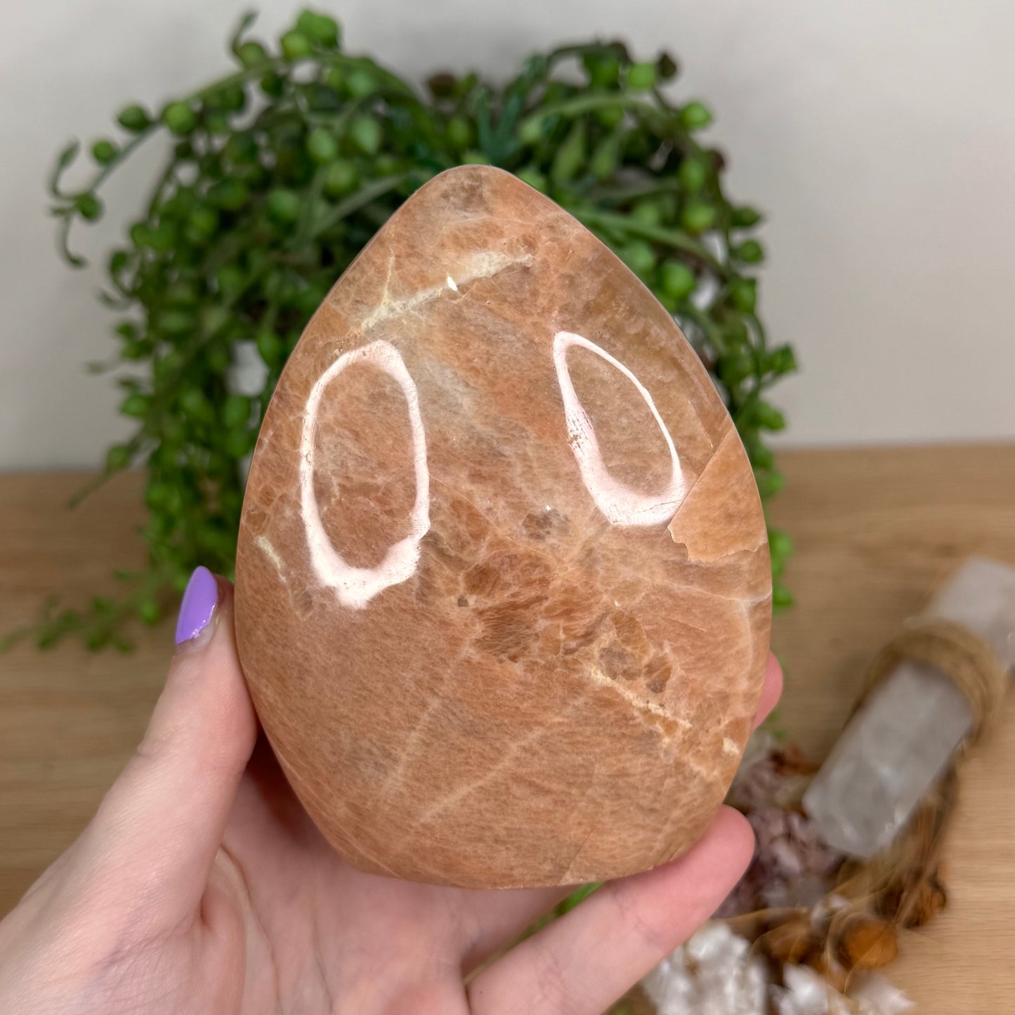 Peach Moonstone / Sunstone Arch Free Form (T316)
