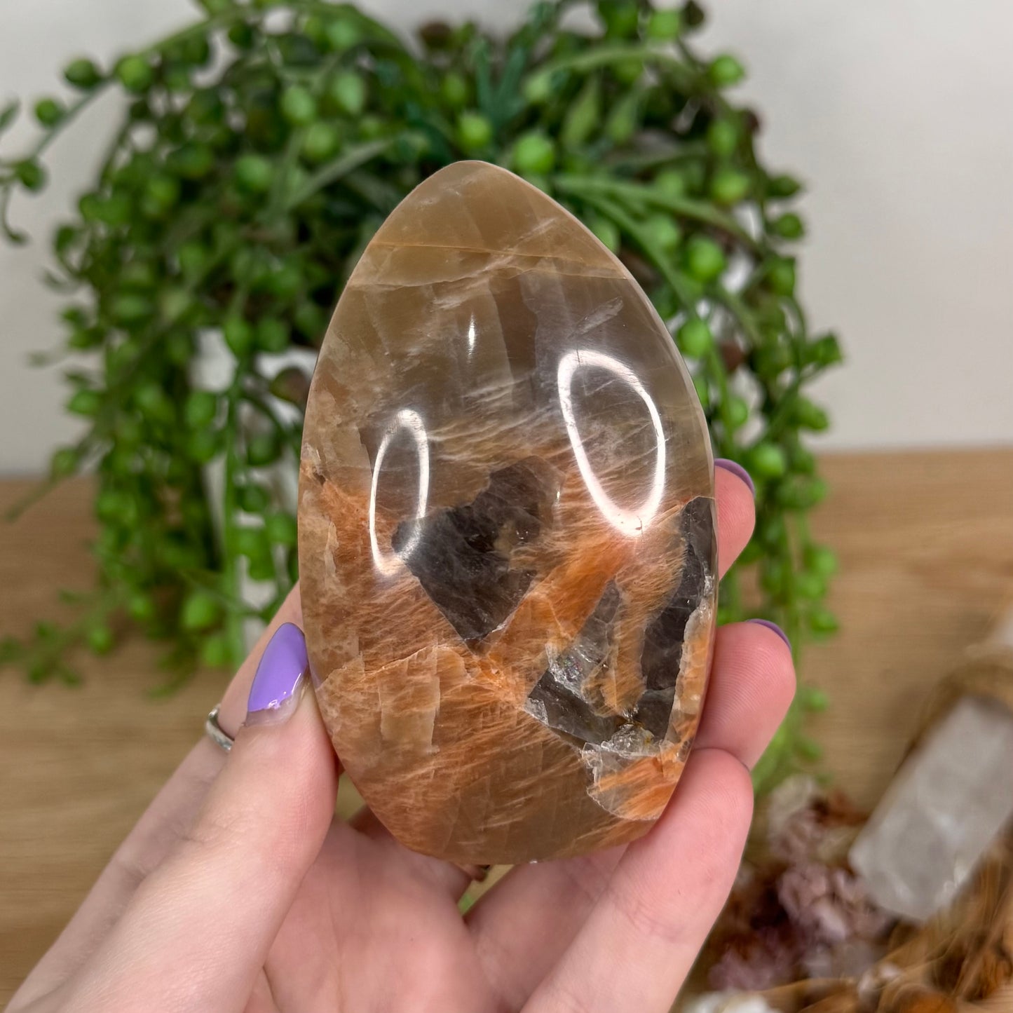 Peach Moonstone / Sunstone Arch Free Form (T312)