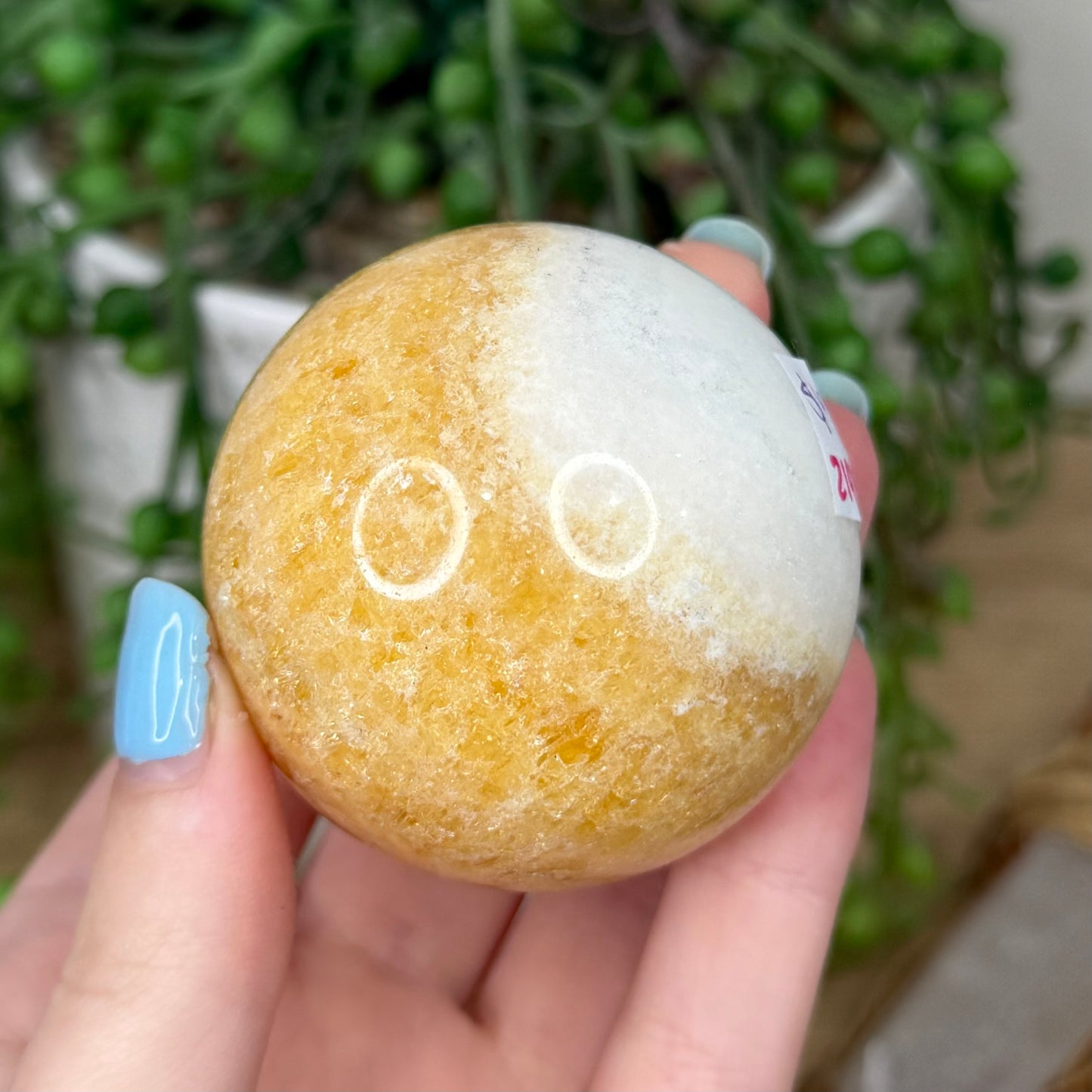 Yellow Calcite Sphere (Z197)