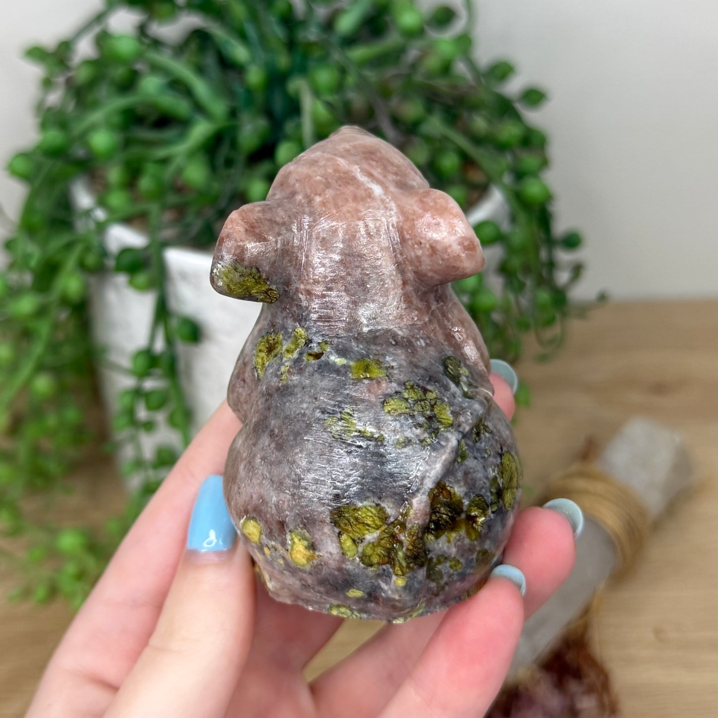 Plum Blossom Tourmaline Mouse (Z234)
