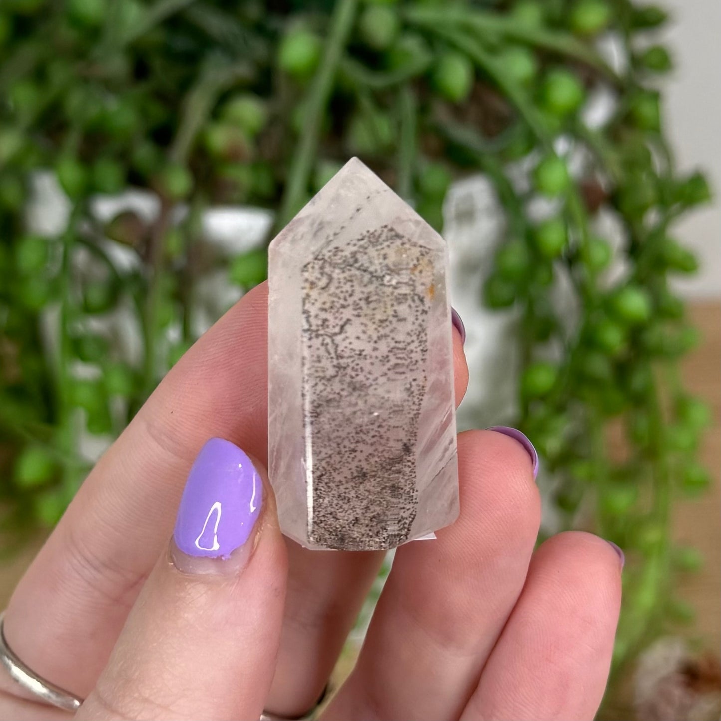 Dendrite In Quartz Point (T725)