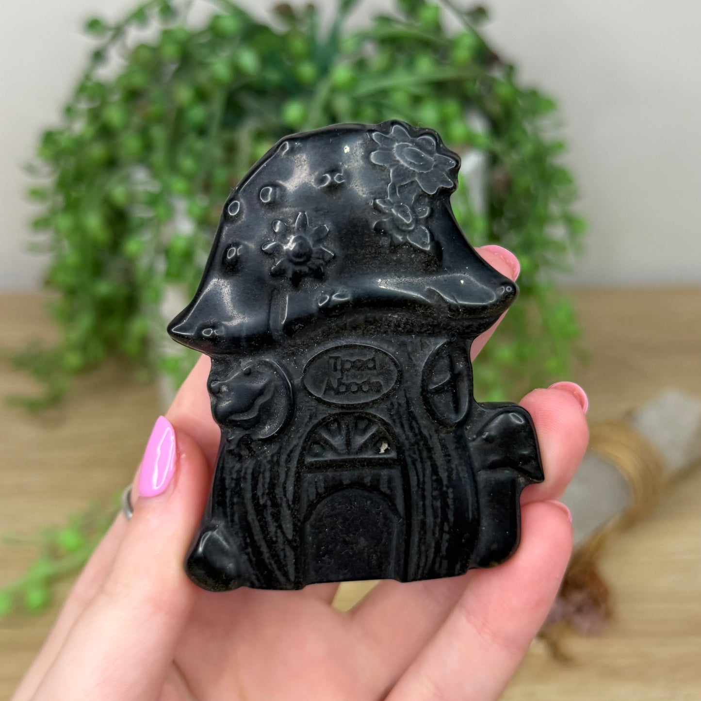 Golden Sheen Obsidian Pixie Door (Z452)