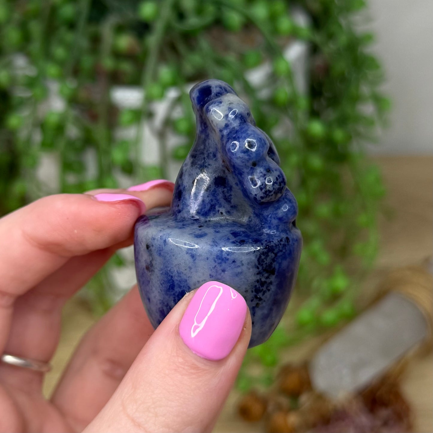 Sodalite Flower Pot (Z456)