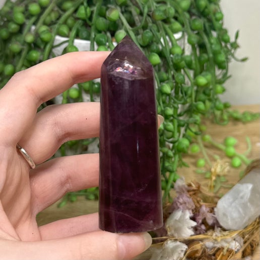 Purple Fluorite Cylinder Point (K801)