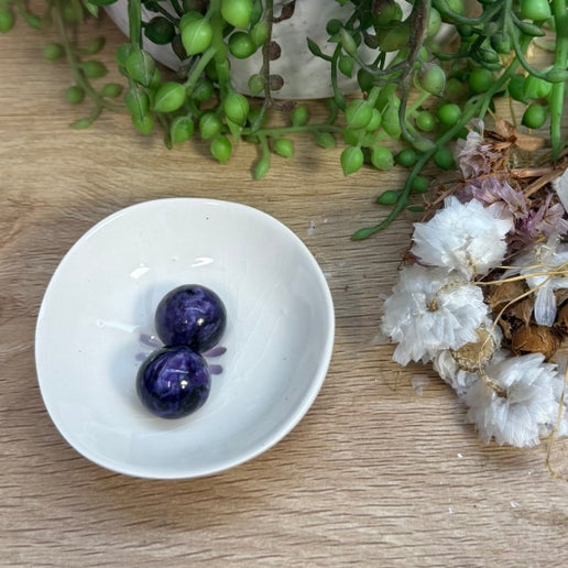 Charoite Cage Mini Sphere
