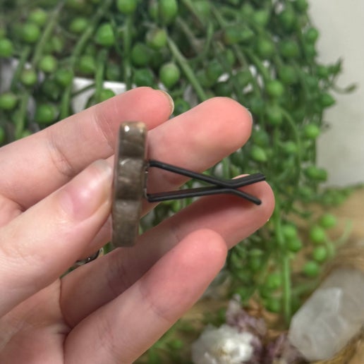 Rhodonite Butterfly Air Con Vent Clip