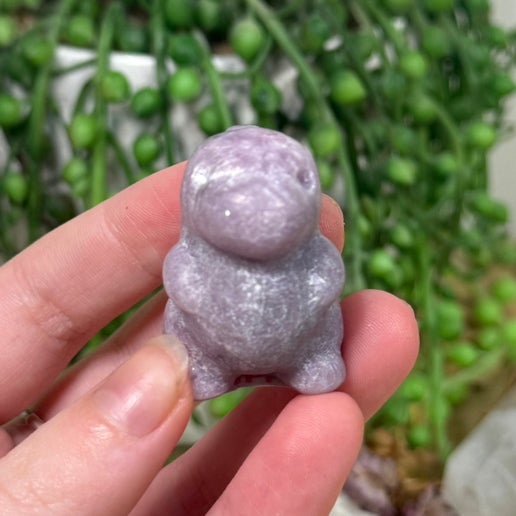 Lepidolite Chubby Dino (H916) (I204)