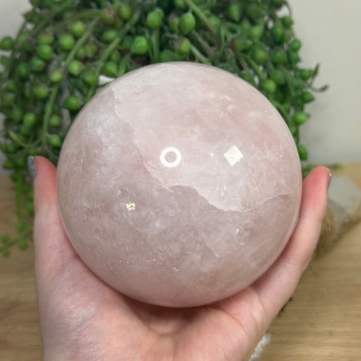 Rose Quartz Sphere (J771)