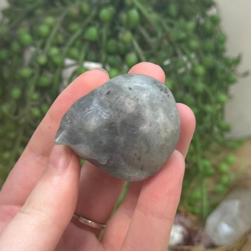 Labradorite Sleeping Cat (E22)
