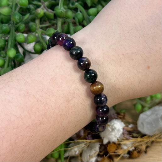 Rainbow Tiger Eye Bracelet (I584) (I581) (I582)