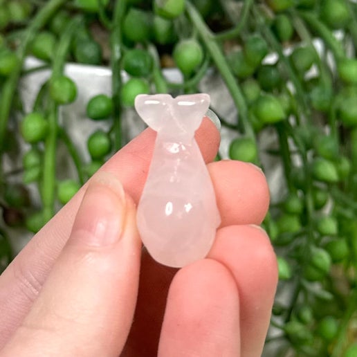 Rose Quartz Small Whale