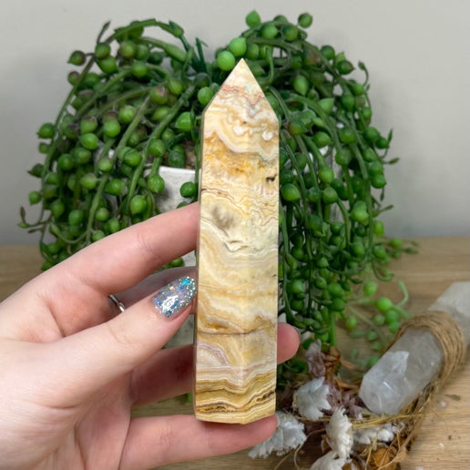 Silk Druzy Agatę Point (K495)