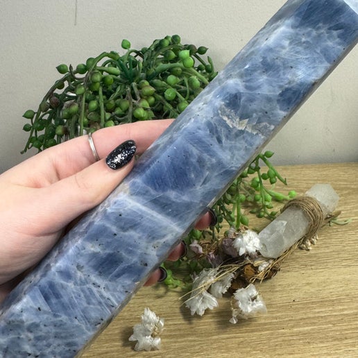 Blue Celestite Tower (J263)