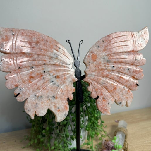 Sunstone Butterfly Wings On Stand