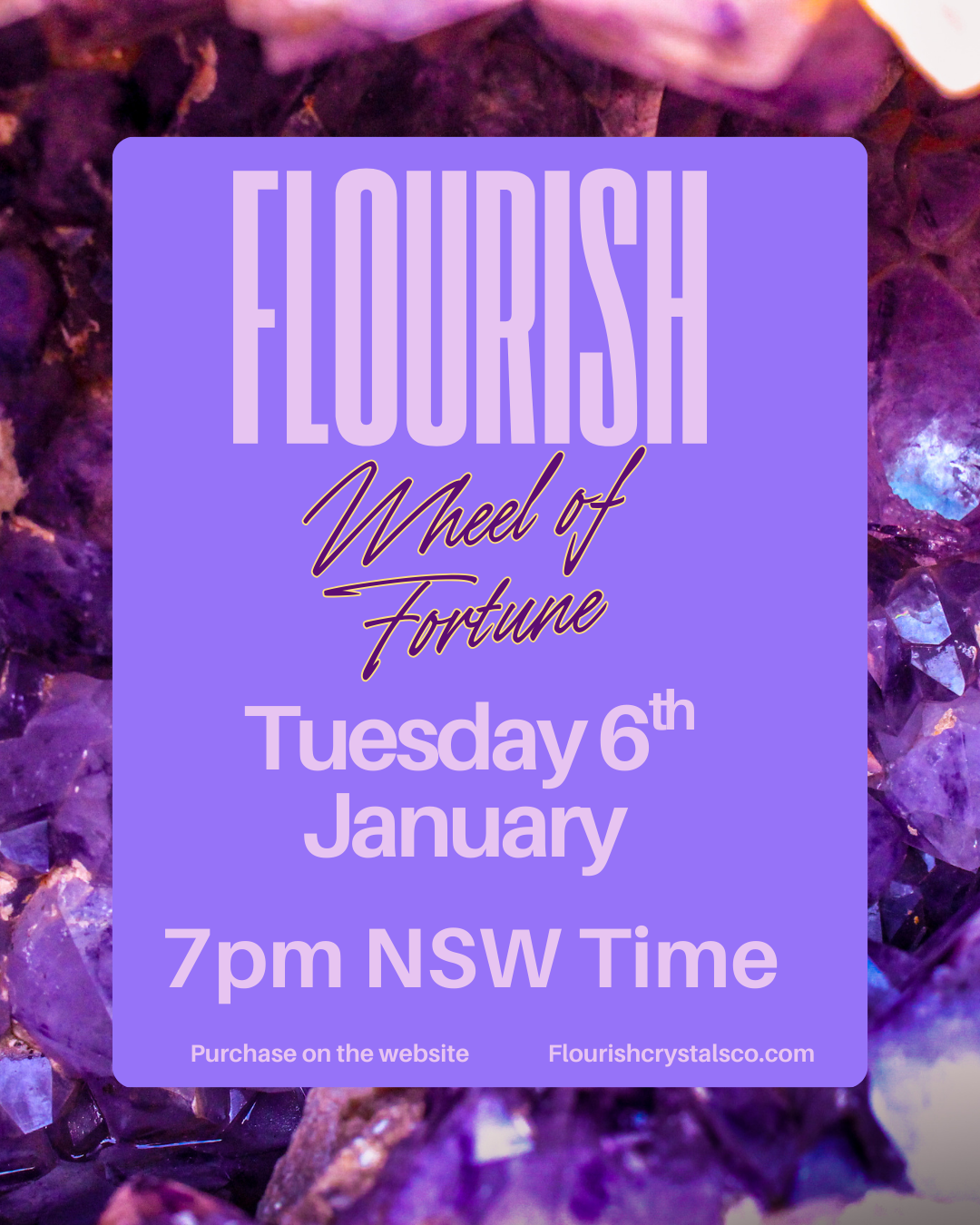Flourish Wheel Of Fortune 6/01/2026