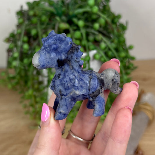 Sodalite Horse (X493)