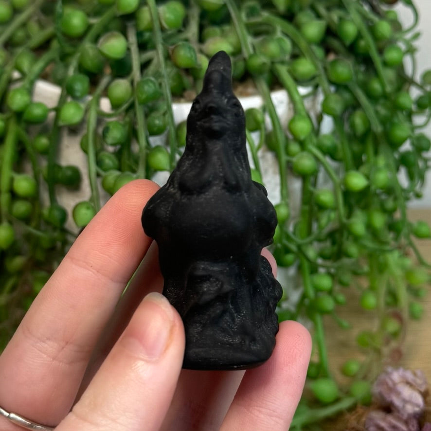 Black Obsidian Rooster (J597)