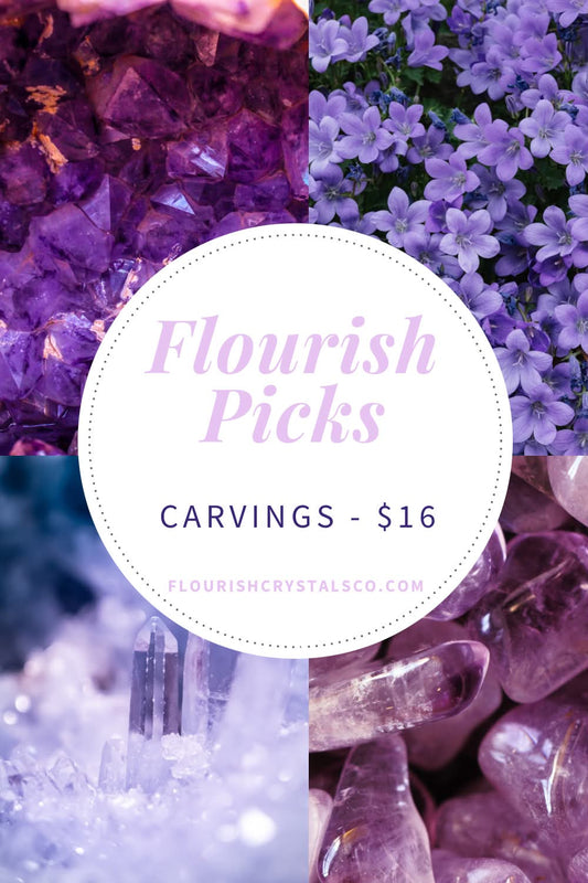 Flourish Picks ~ Carvings $16
