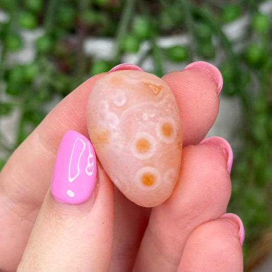 Pink Gobi Agate Tumble 12