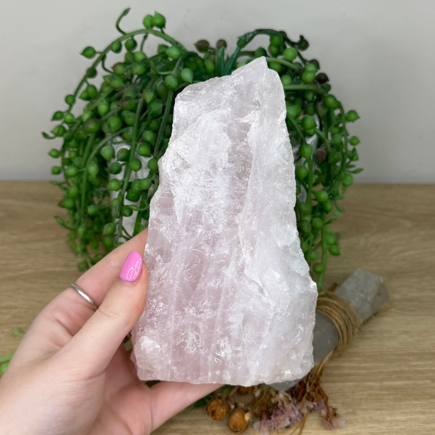 Rose Quartz Polished Face Slab (Z557)