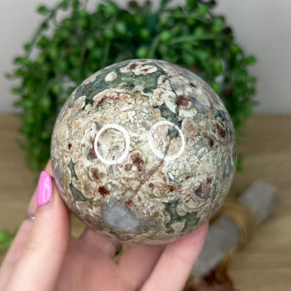 Russian Flower Agate Sphere (Z307)