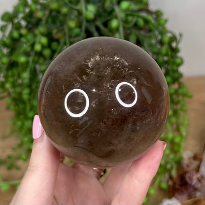 Smokey Quartz Sphere (T909)