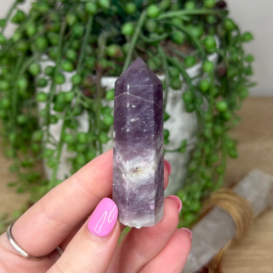 Plum Tourmaline Point (Z323)