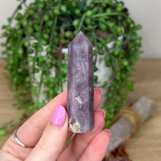 Plum Tourmaline Point (Z324)