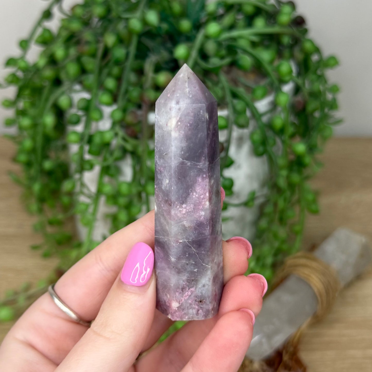 Plum Tourmaline Point (Z327)