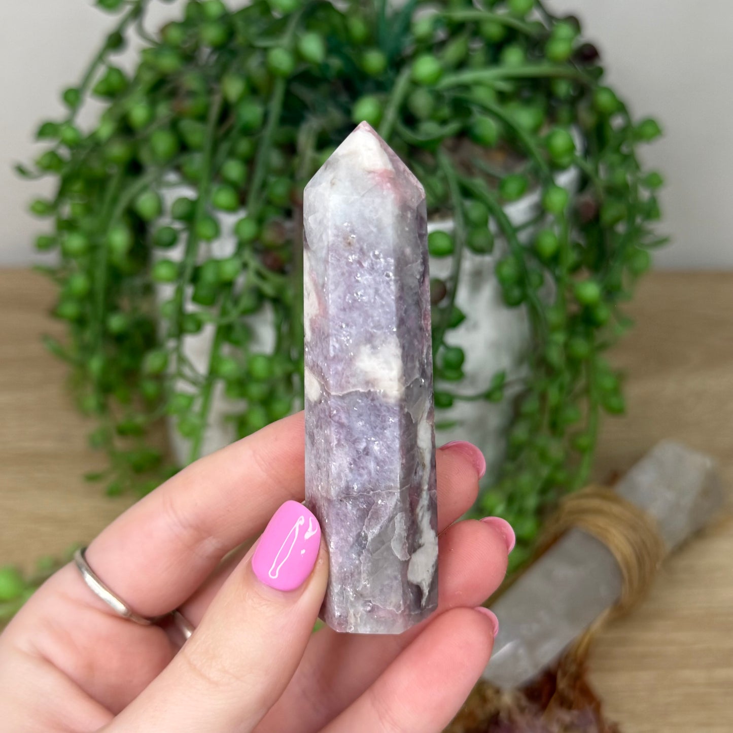 Plum Tourmaline Point (Z328)