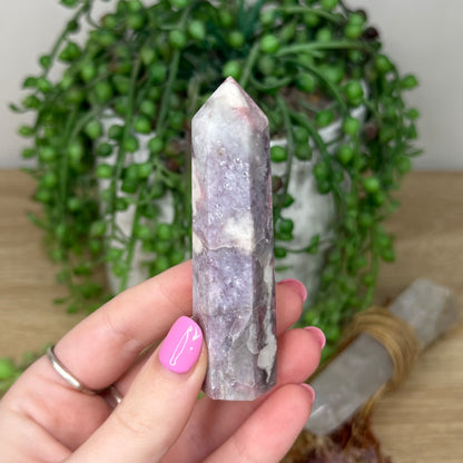 Plum Tourmaline Point (Z328)