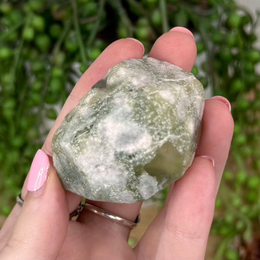 Green Flower Agate Free Form (T883)