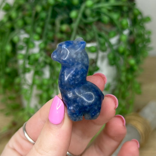Blue Aventurine Small Llama