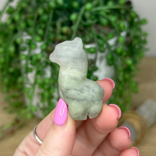 Sky Blue Opal Small Llama