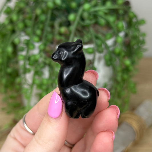 Black Obsidian Small Llama